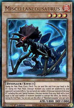 Miscellaneousaurus (V.7) RA04-EN022 Ultimate Rare Englisch