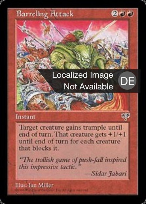 Magic: Barreling Attack