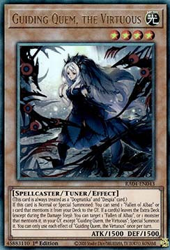 Guiding Quem, the Virtuous (V.7) RA04-EN043 Ultimate Rare Englisch