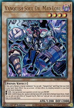 Vanquish Soul Dr. Mad Love (V.7) RA04-EN045 Ultimate Rare Englisch