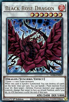 Black Rose Dragon (V.7) RA04-FR057 Ultimate Rare Französisch