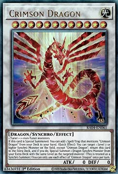 Crimson Dragon (V.7) RA04-EN061 Ultimate Rare Englisch