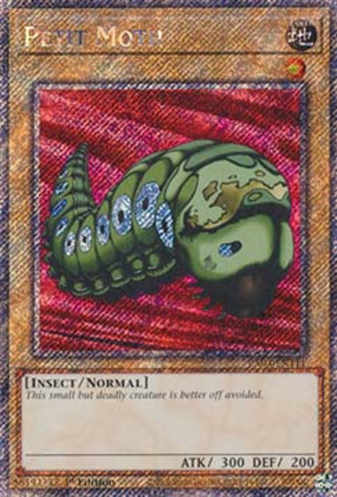 Petit Moth (V.1) RA04-EN111 Platinum Secret Rare Englisch
