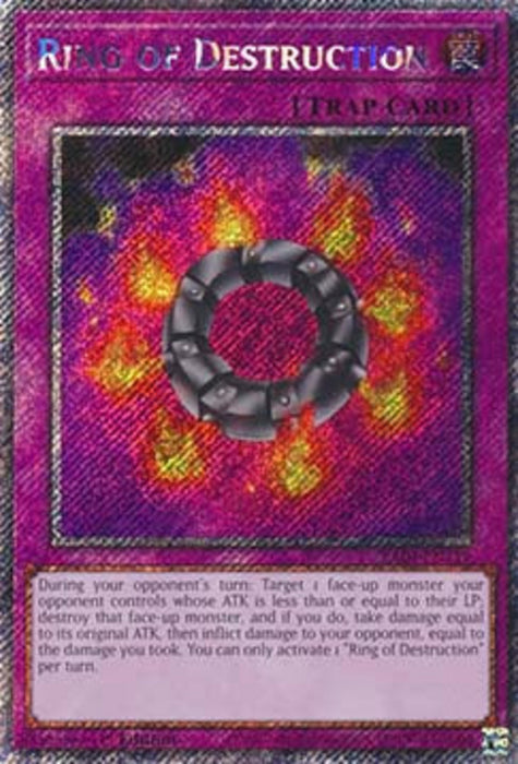 Ring of Destruction (V.1) RA04-FR119 Platinum Secret Rare Französisch