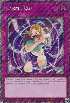 Karma Cut (V.1) RA04-EN128 Platinum Secret Rare Englisch