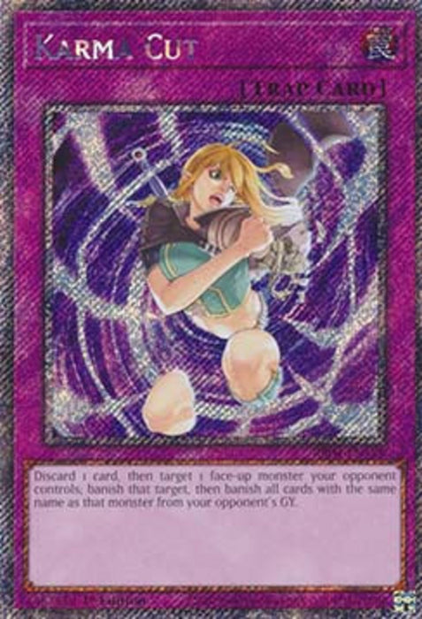 Karma Cut (V.1) RA04-FR128 Platinum Secret Rare Französisch