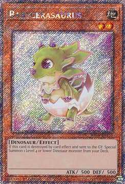 Babycerasaurus (V.1) RA04-FR131 Platinum Secret Rare Französisch