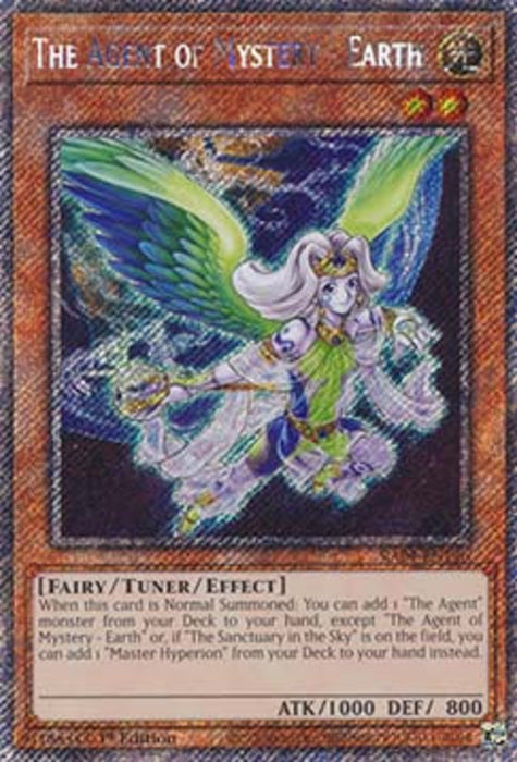 The Agent of Mystery - Earth (V.1) RA04-FR146 Platinum Secret Rare Französisch