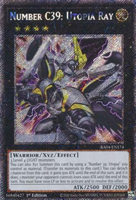 Number C39: Utopia Ray (V.1) RA04-FR174 Platinum Secret Rare Französisch