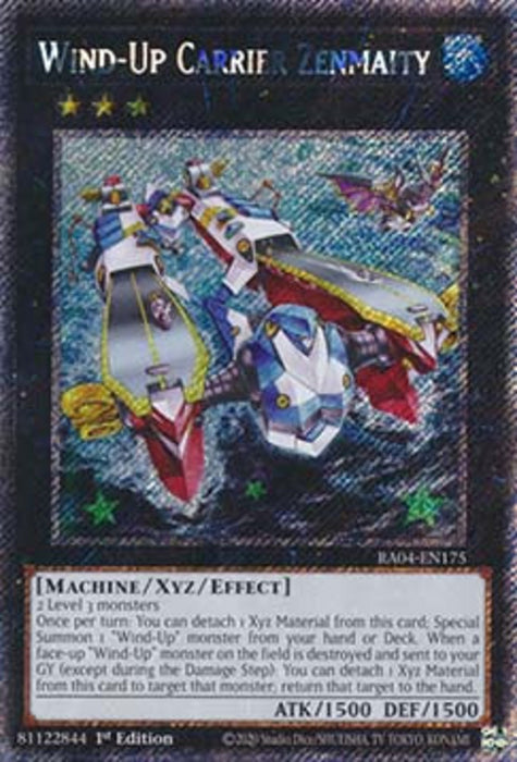 Wind-Up Carrier Zenmaity (V.1) RA04-FR175 Platinum Secret Rare Französisch