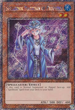 Spellbook Magician of Prophecy (V.1) RA04-FR183 Platinum Secret Rare Französisch