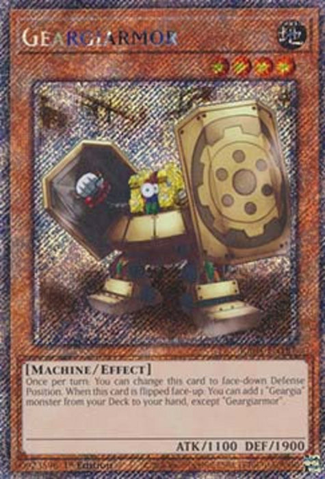 Geargiarmor (V.1) RA04-EN187 Platinum Secret Rare Englisch