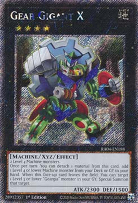 Gear Gigant X (V.1) RA04-FR188 Platinum Secret Rare Französisch