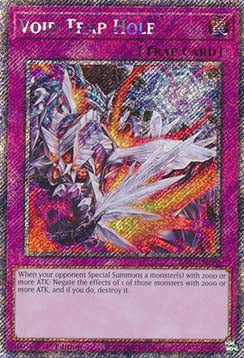 Void Trap Hole (V.1) RA04-FR190 Platinum Secret Rare Französisch