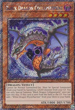 Black Dragon Collapserpent (V.1) RA04-EN204 Platinum Secret Rare Englisch