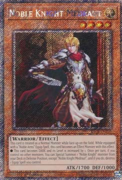 Noble Knight Medraut (V.1) RA04-FR205 Platinum Secret Rare Französisch