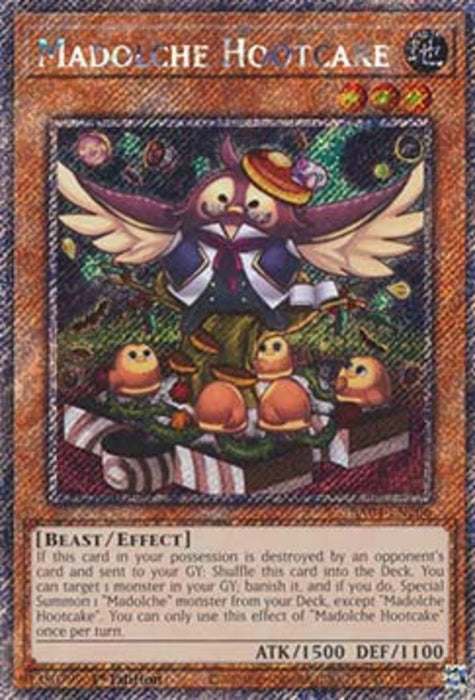 Madolche Hootcake (V.1) RA04-FR206 Platinum Secret Rare Französisch