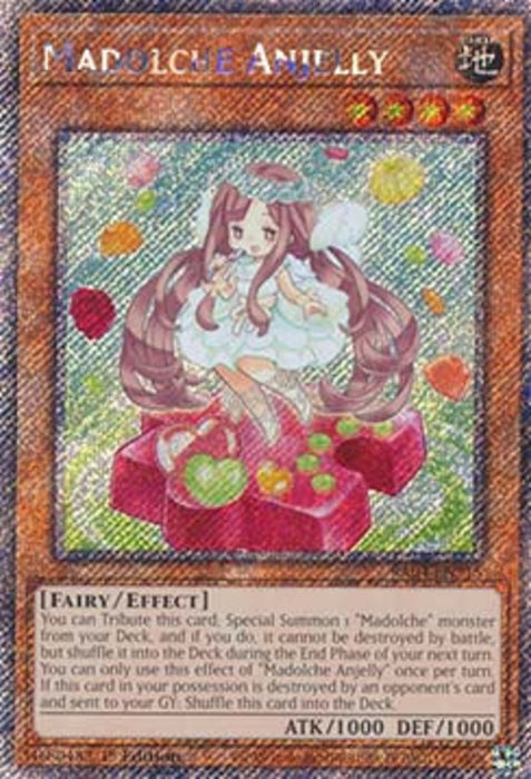 Madolche Anjelly (V.1) RA04-EN215 Platinum Secret Rare Englisch