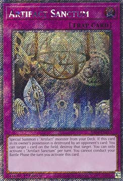 Artifact Sanctum (V.1) RA04-EN217 Platinum Secret Rare Englisch