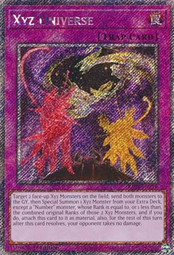 Xyz Universe (V.1) RA04-FR218 Platinum Secret Rare Französisch