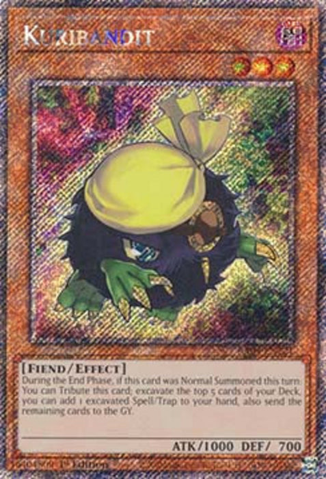 Kuribandit (V.1) RA04-EN221 Platinum Secret Rare Englisch