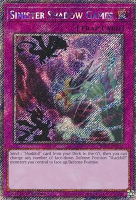 Sinister Shadow Games (V.1) RA04-FR232 Platinum Secret Rare Französisch