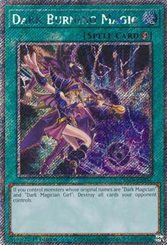Dark Burning Magic (V.1) RA04-EN246 Platinum Secret Rare Englisch