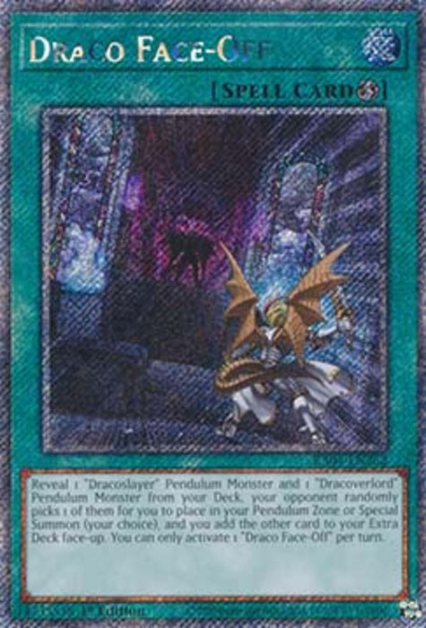 Draco Face-Off (V.1) RA04-EN262 Platinum Secret Rare Englisch