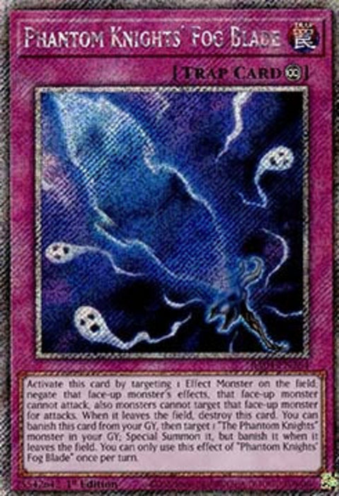 Phantom Knights' Fog Blade (V.1) RA04-FR264 Platinum Secret Rare Französisch