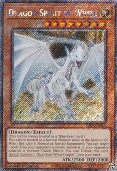 Dragon Spirit of White (V.1) RA04-FR265 Platinum Secret Rare Französisch