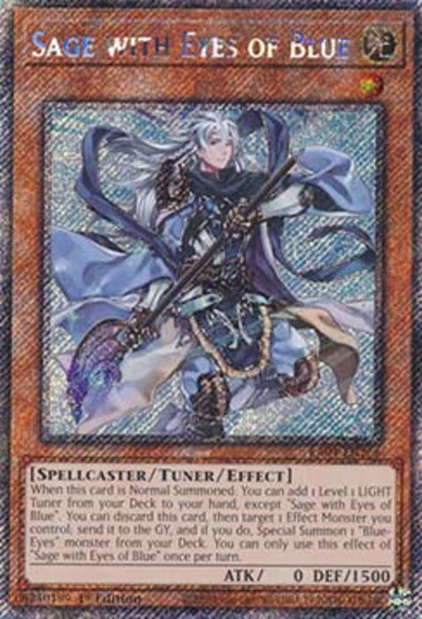Sage with Eyes of Blue (V.1) RA04-FR266 Platinum Secret Rare Französisch