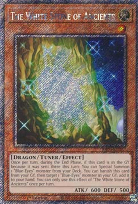 The White Stone of Ancients (V.1) RA04-FR267 Platinum Secret Rare Französisch