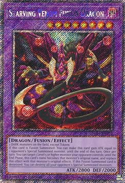 Starving Venom Fusion Dragon (V.1) RA04-EN272 Platinum Secret Rare Englisch
