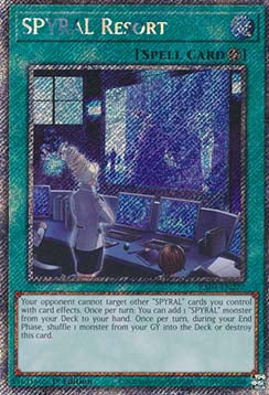 SPYRAL Resort (V.1) RA04-EN277 Platinum Secret Rare Englisch