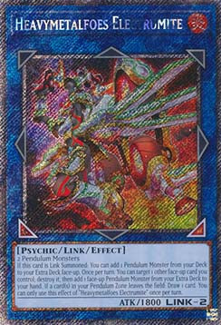 Heavymetalfoes Electrumite (V.1) RA04-EN292 Platinum Secret Rare Englisch