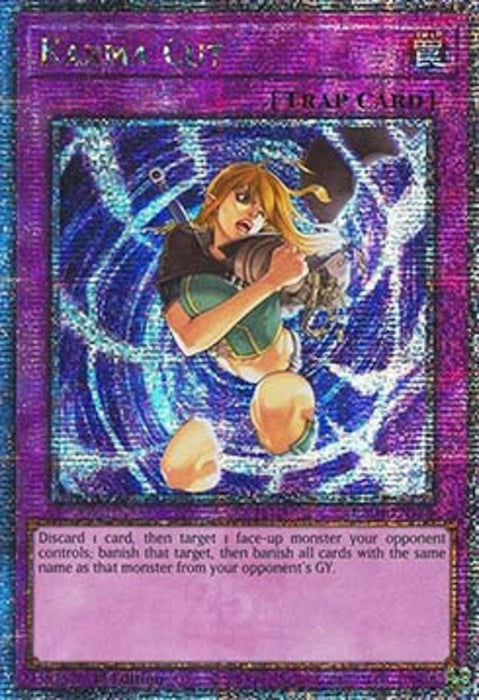 Karma Cut (V.2) RA04-FR128 Quarter Century Secret Rare Französisch