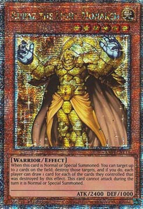 Kuraz the Light Monarch (V.2) RA04-FR133 Quarter Century Secret Rare Französisch