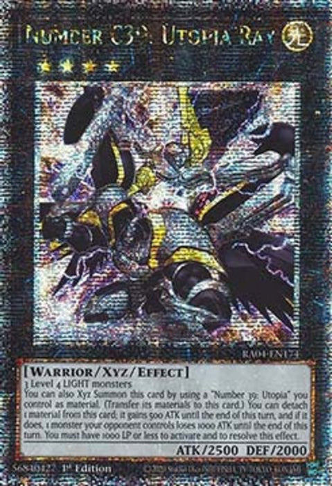 Number C39: Utopia Ray (V.2) RA04-FR174 Quarter Century Secret Rare Französisch