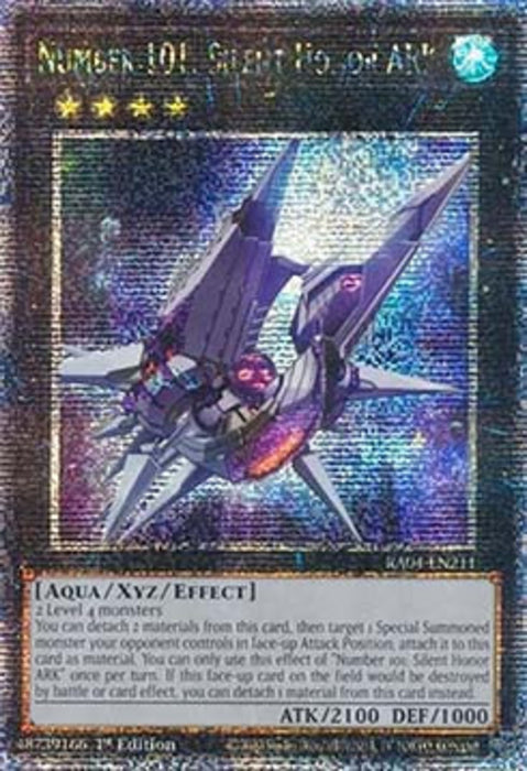 Number 101: Silent Honor ARK (V.2) RA04-FR211 Quarter Century Secret Rare Französisch