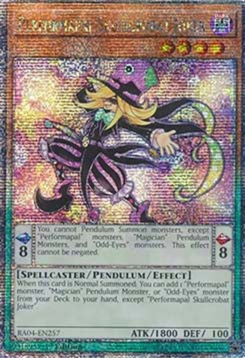 Performapal Skullcrobat Joker (V.2) RA04-FR257 Quarter Century Secret Rare Französisch