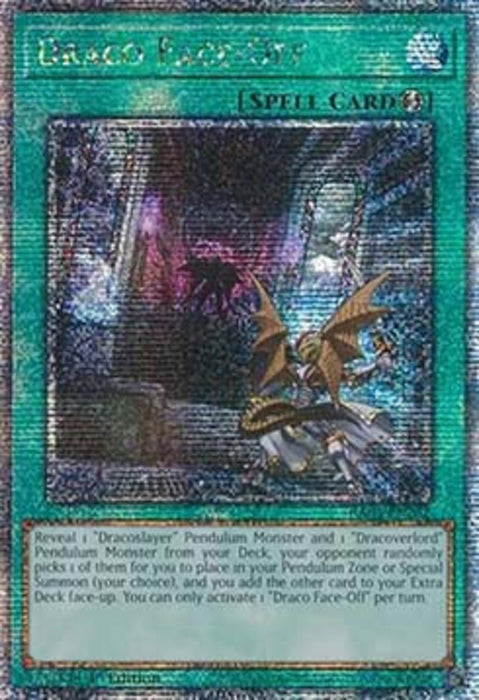 Draco Face-Off (V.2) RA04-FR262 Quarter Century Secret Rare Französisch
