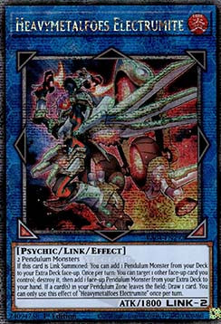 Heavymetalfoes Electrumite (V.2) RA04-FR292 Quarter Century Secret Rare Französisch