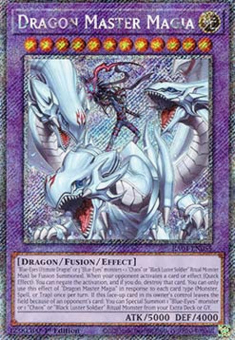 Dragon Master Magia (V.1) RA04-FR055 Platinum Secret Rare Französisch