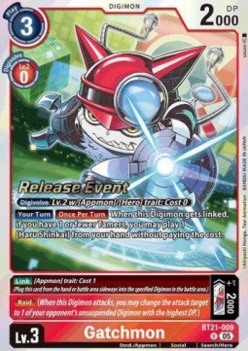 Gatchmon (BT21-009) BT-21P Alternative Art Englisch