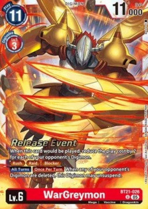 WarGreymon (BT21-026) BT-21P Alternative Art Englisch