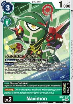 Navimon (BT21-047) BT-21P Alternative Art Englisch