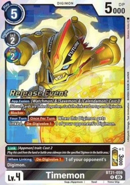 Timemon (BT21-059) BT-21P Alternative Art Englisch