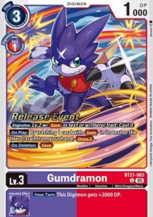 Gumdramon (BT21-063) BT-21P Alternative Art Englisch