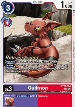 Guilmon (BT21-064) BT-21P Alternative Art Englisch