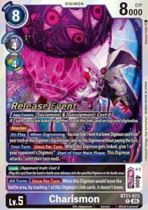 Charismon (BT21-073) BT-21P Alternative Art Englisch